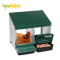 2-Hole Automatic Chicken Nesting Box with Roll Away Egg Tray for Poultry Farm