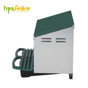 2-Hole Automatic Chicken Nesting Box with Roll Away Egg Tray for Poultry Farm