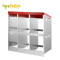 6-Compartment Roll Out Chicken Nesting Box with Egg Trays