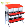 6-Compartment Roll Out Chicken Nesting Box with Egg Trays With metal supports