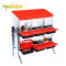 6-Compartment Roll Out Chicken Nesting Box with Egg Trays With metal supports