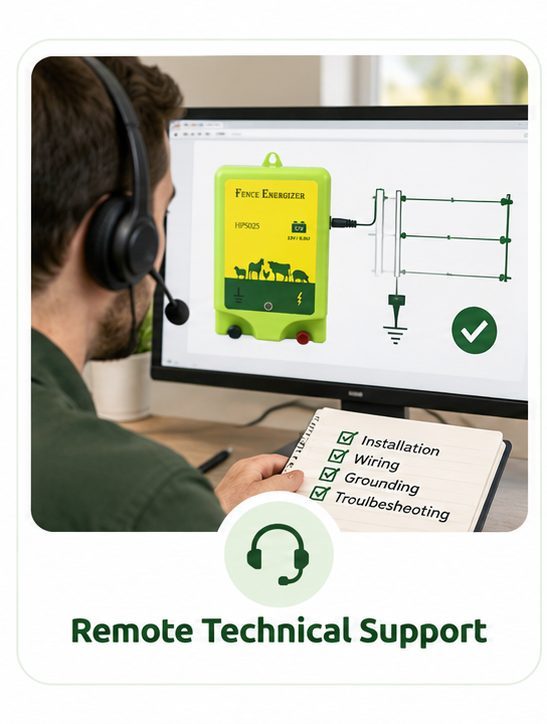 HPS FENCE AC energizer remote technical support