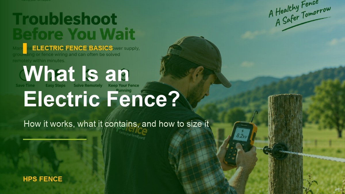 What Is an Electric Fence? A Complete Beginner's Guide
