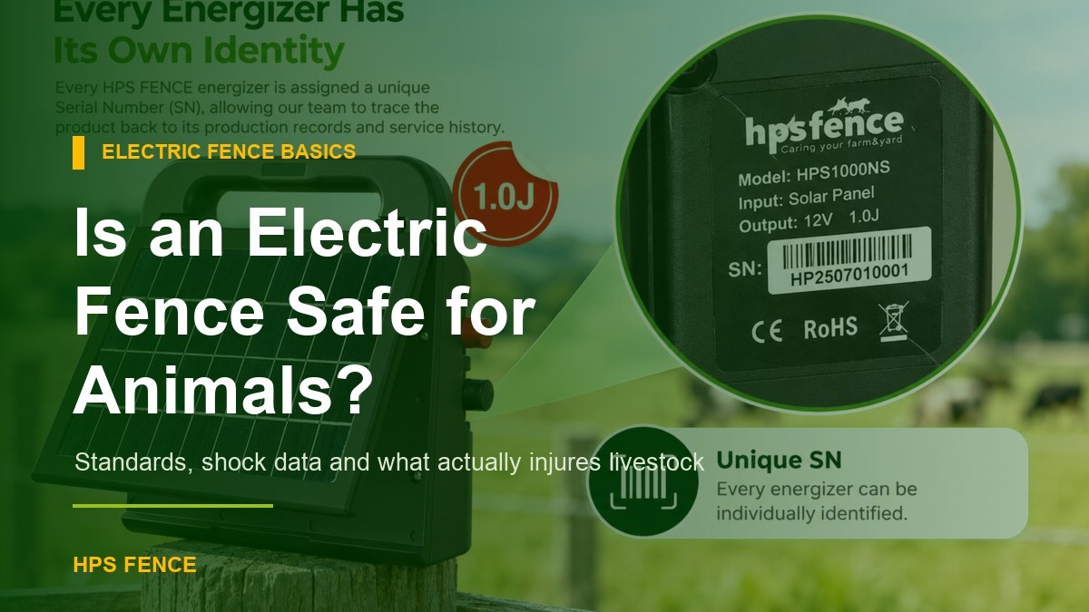 Is an Electric Fence Safe for Animals? What the Data Says
