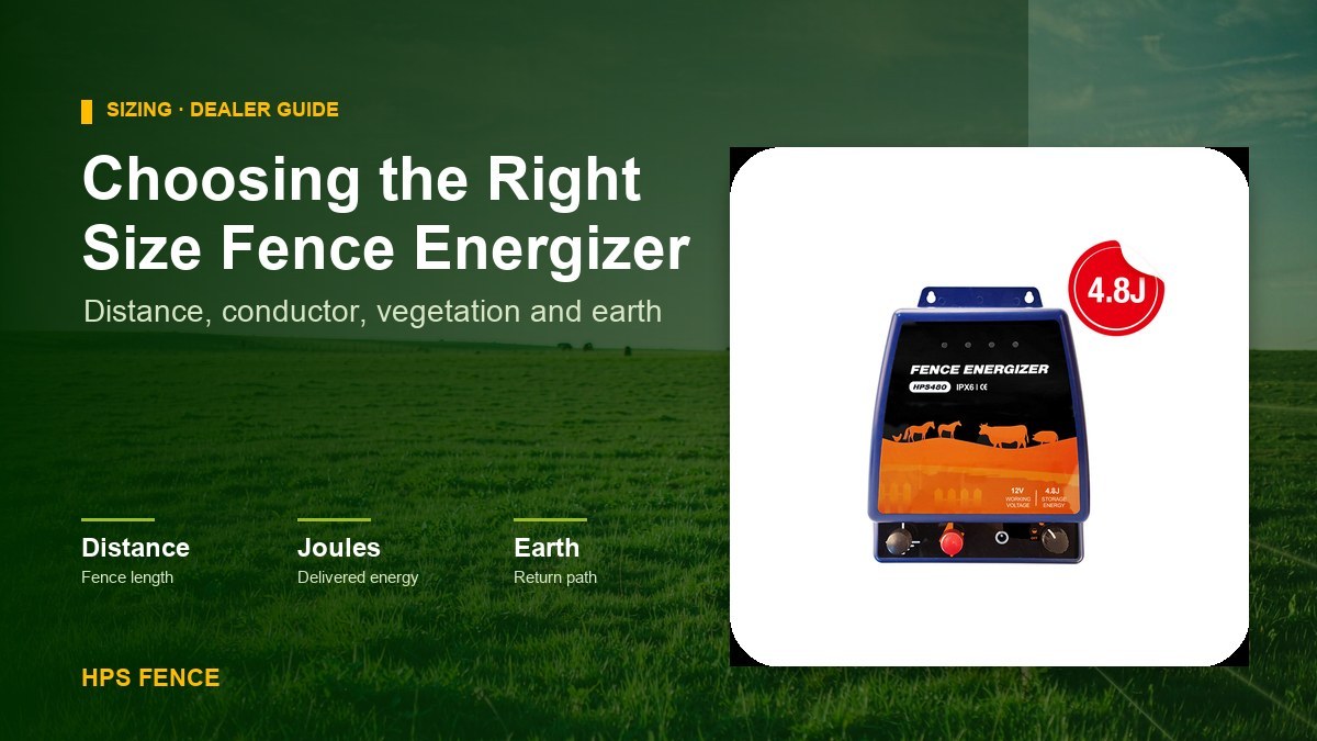 The Ultimate Guide to Choosing the Right Size Fence Energizer for Maximum Effectiveness and Safety