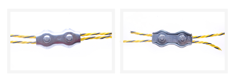 6mm Polyrope And Polywire Electric Fence Wire Connectors, M4 M5 M6 Poly  Rope Connector, Heavy Duty, Electric Fence Connector