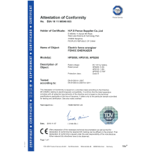 HPS Fence Energizer Series (HPS050 / HPS100 / HPS200) Successfully Passes EMC Compliance Certification