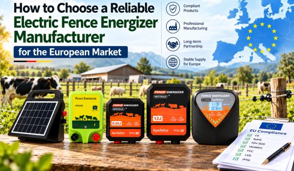 How to Choose a Reliable Electric Fence Energizer Manufacturer for the European Market