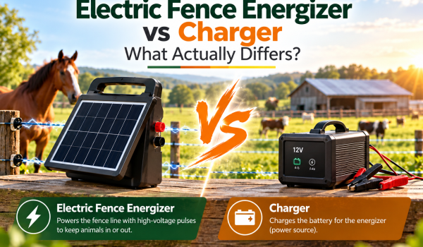 Electric Fence Energizer vs Charger: What Actually Differs