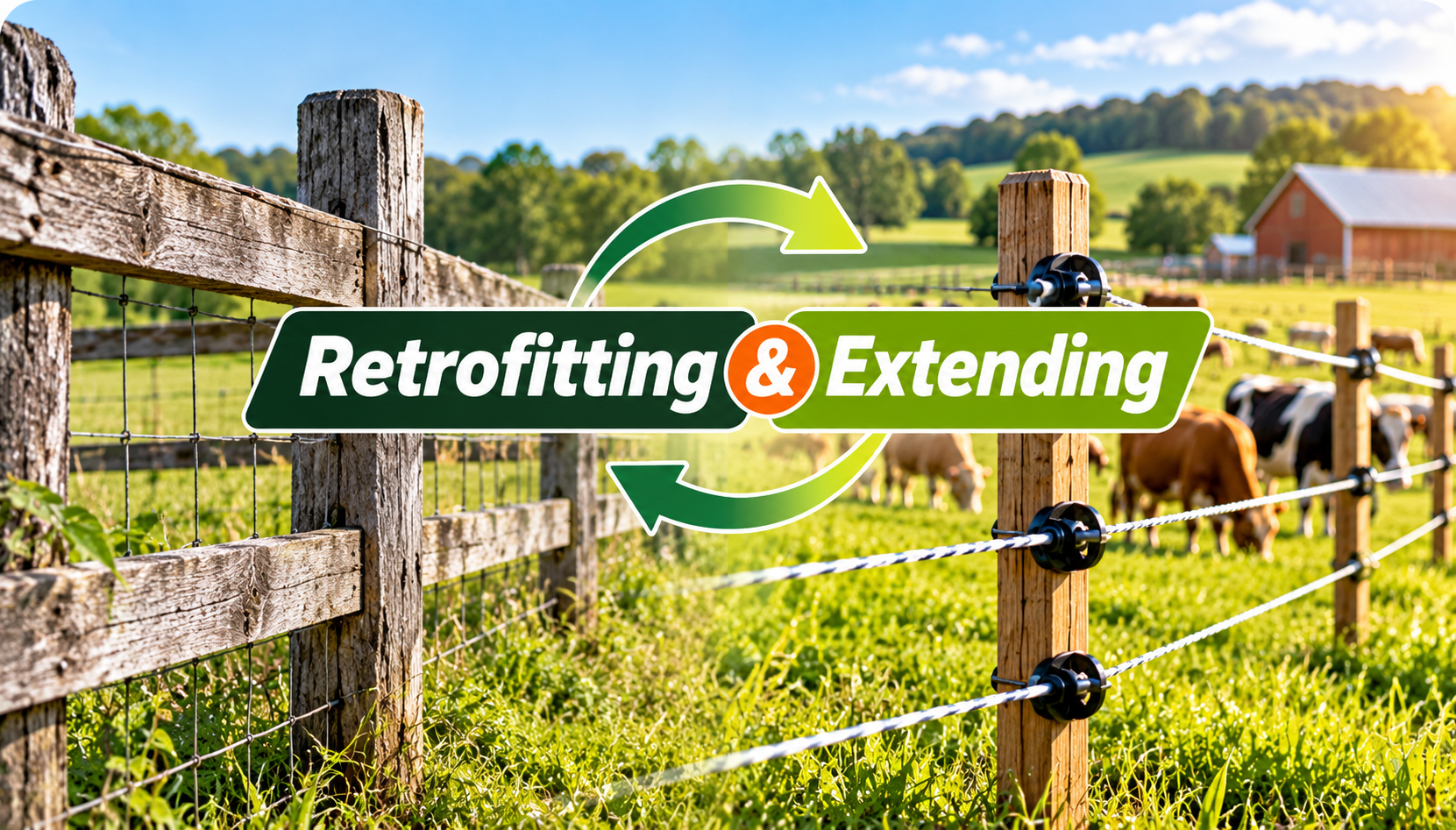 Retrofitting and Extending Electric Fences
