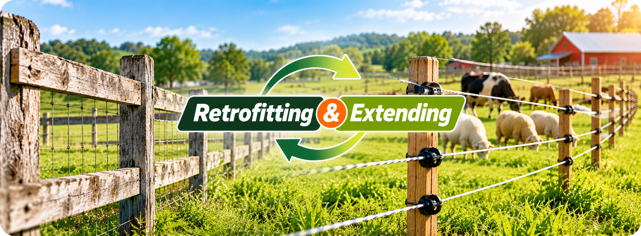 Retrofitting and Extending Electric Fences