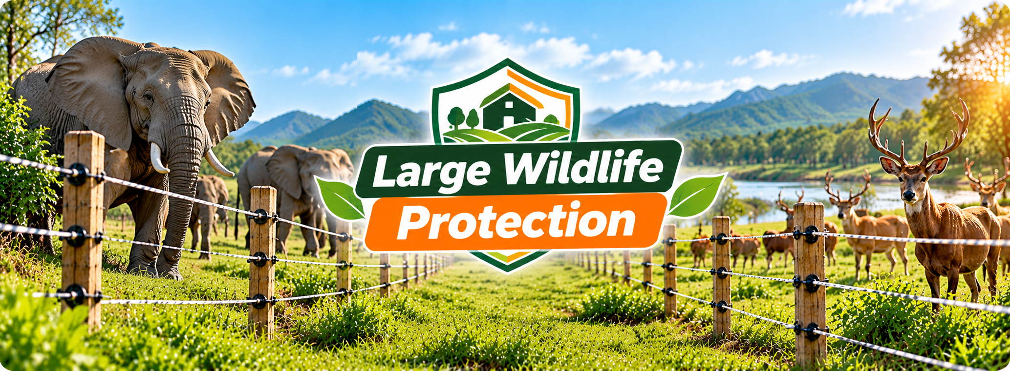 Large Wildlife Electric Fence Protection