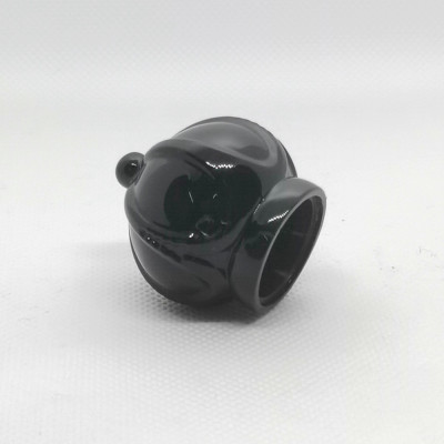 Shinny black zinc alloy perfume cap wholesale | Perfume bottle caps suppliers China manufacturer | GP Bottles