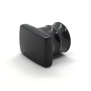 Zamac types of perfume bottle caps wholesale | shinny black color cap | FEA15 bottle neck | anti-alcohol | GP Bottles Manufacturing