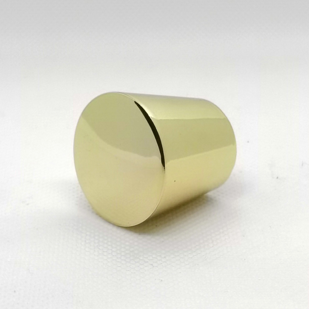 China wholesale copper color zamac cone cap perfume packaging | zamak perfume cap | zinc alloy cap | GP Bottles OEM ODM Manufacturing