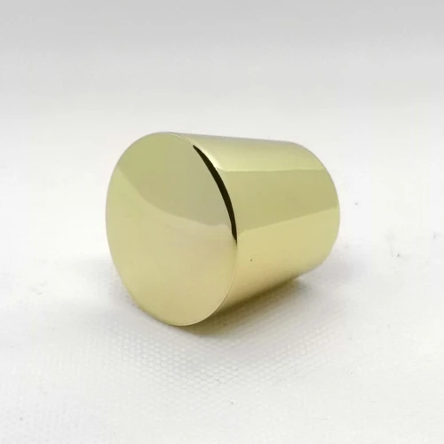 China wholesale copper color zamac cone cap perfume packaging | zamak perfume cap | zinc alloy cap | GP Bottles OEM ODM Manufacturing
