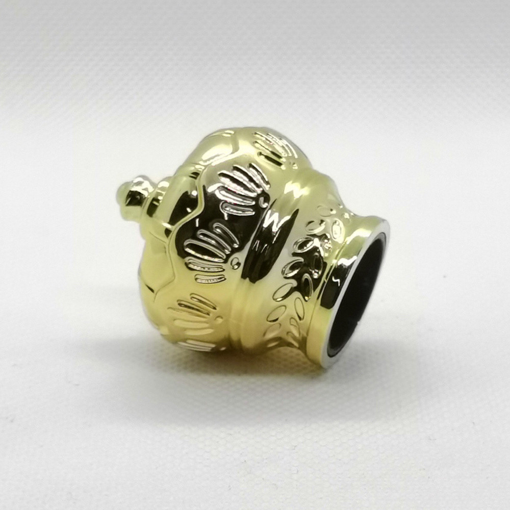 Gold zamac crown bottle caps perfume packaging wholesale | zinc alloy perfume cap | GP Bottles OEM ODM Manufacturing