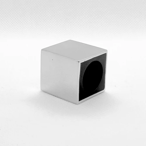 sliver square zinc alloy perfume caps wholesale | custom perfume bottle caps | zamac perfume cap | GP Bottles OEM ODM Manufacturing
