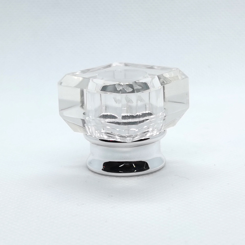 China wholesale transparent plastic perfume caps for glass bottles