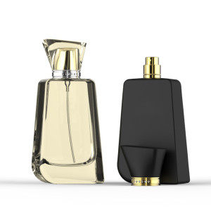 New desing 100ml glass perfume bottle with acrylic caps | GP Bottles