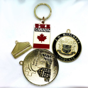 Plaque d'or du Canada pour la personnalisation de la plaque de marque de parfum Bouteilles GP