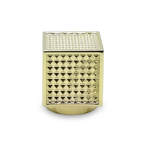 Bouchons de bouteille de parfum carrés plaqués or en gros bouteilles GP