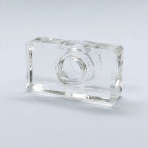 Rectangle transparent de bouchon de parfum surlyn pour la personnalisation de bouteilles en verre | Bouteilles GP