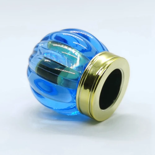 Acrylic perfume cap pomel french perfume with gold cap wholesale | GP Bottles