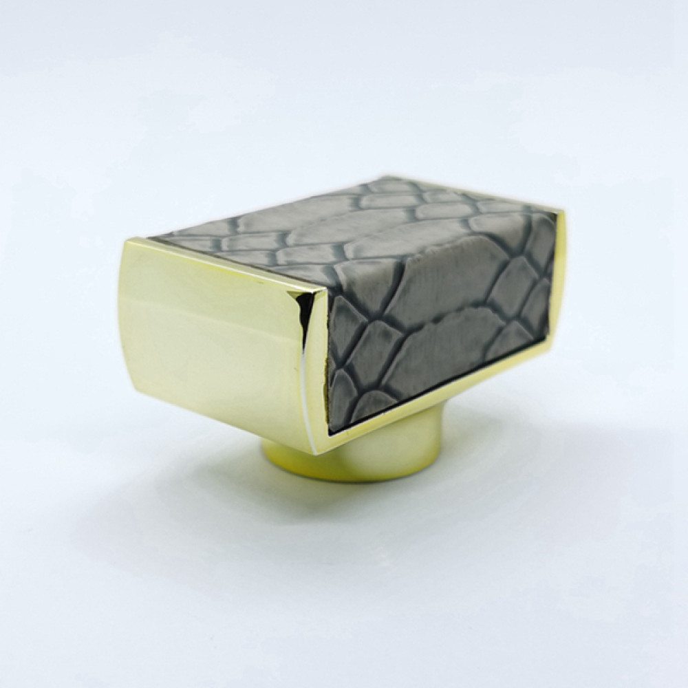 Leather covered ABS plastic perfume cap customization | GP Bottles