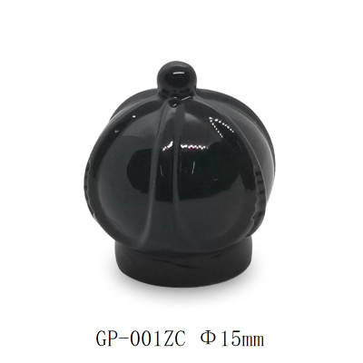 Shinny black zinc alloy perfume cap wholesale | Perfume bottle caps suppliers China manufacturer | GP Bottles