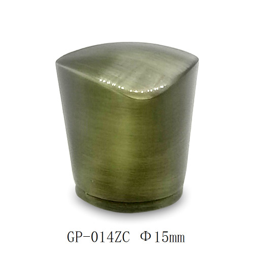 brush finished zamac perfume cap wholesale | zamak cap | zinc alloy cap | standard FEA15 neck cap | GP Bottles Manufacturing