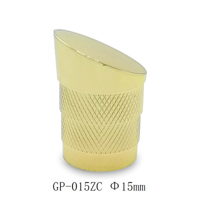Women perfume with pointed cap golden zamac wholesale | zinc alloy perfume cap | GP Bottles OEM ODM Manufacturing