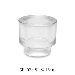 Fabricante de tapas redondas transparentes de perfume surlyn - GP Bottles
