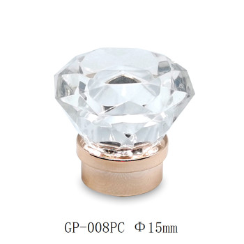 Clear diamond shape plastic bottle cap manufacturer for perfume