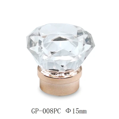 Clear diamond shape plastic bottle cap manufacturer for perfume