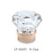 Clear diamond shape plastic bottle cap manufacturer for perfume