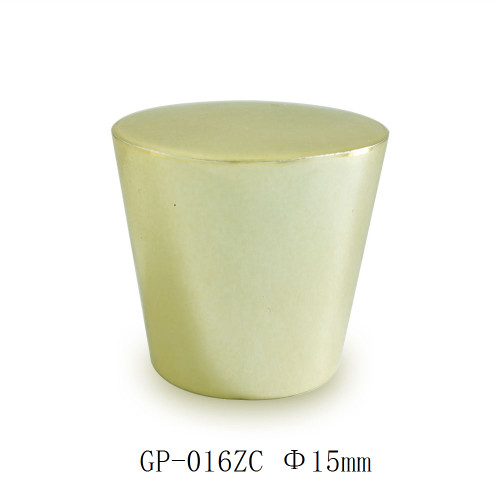 China wholesale copper color zamac cone cap perfume packaging | zamak perfume cap | zinc alloy cap | GP Bottles OEM ODM Manufacturing