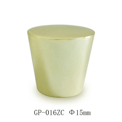 China wholesale copper color zamac cone cap perfume packaging | zamak perfume cap | zinc alloy cap | GP Bottles OEM ODM Manufacturing