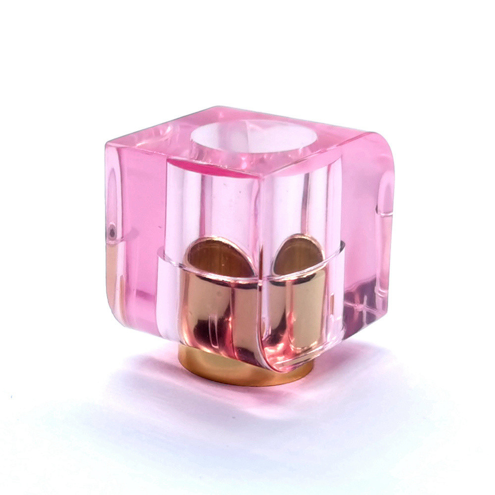 Pink cap perfume glass bottle use customization GP Bottles