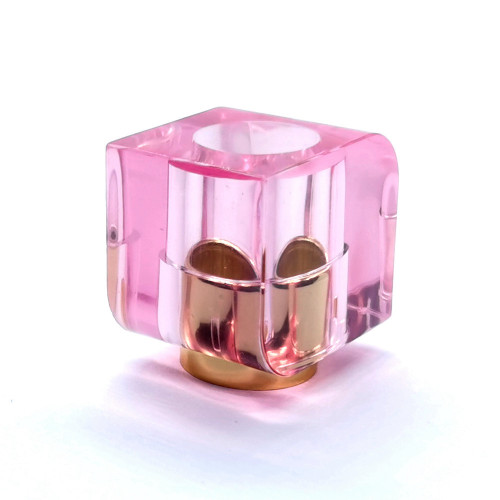 Personalización de uso de botella de vidrio de perfume con tapa rosa Botellas GP