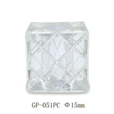 Square stripe transparent surlyn perfume cap manufacturer - GP Bottles