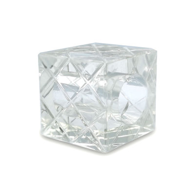 Square stripe transparent surlyn perfume cap manufacturer - GP Bottles