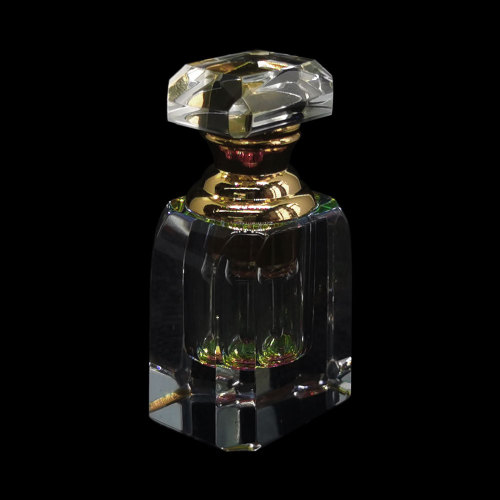 Mini botella de perfume cristalina cortada a mano del art déco 1ml | Botellas GP