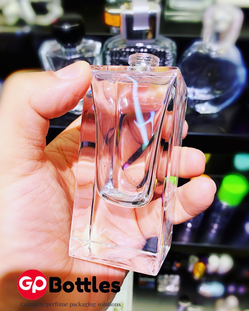 50ml glass perfume bottle