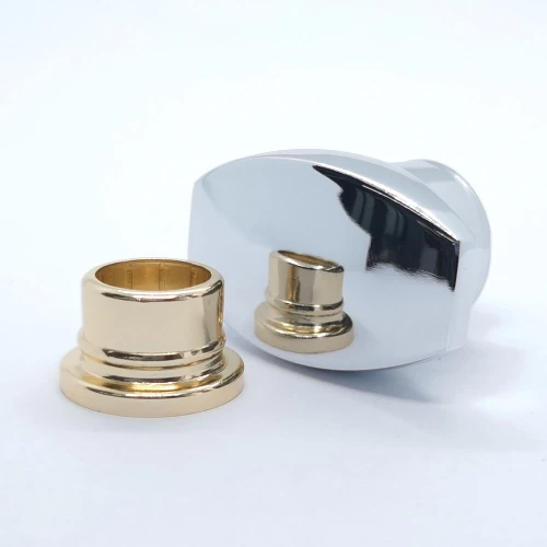 zamac perfume caps wholesale | Chrome eletroplated | shiny surface design for men's perfume | GP Bottles OEM ODM Manufacturing