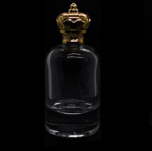 100ml thick bottom glass perfume bottle wholesale | fancy heavy glass perfume bottle | beautiful glass perfume bottle customization