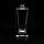 Hermosas botellas de perfume de vidrio, botella de colonia vacía, forma cuadrada clásica de 100 ml para perfume de hombre | Botellas GP
