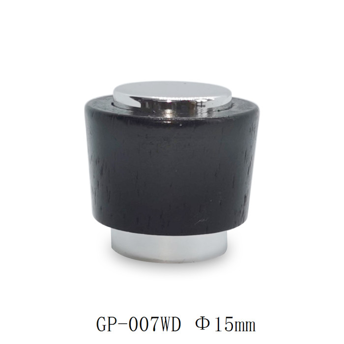 Natrual wood cap for perfume bottle, 15mm crimp type neck, aluminium and PP inner cap  | GP Bottles