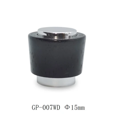 Natrual wood cap for perfume bottle, 15mm crimp type neck, aluminium and PP inner cap  | GP Bottles