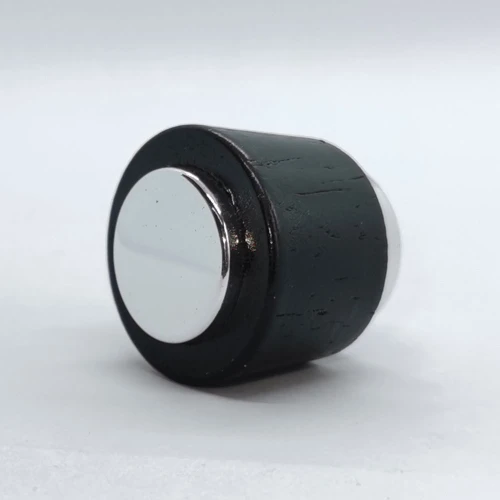 Natrual wood cap for perfume bottle, 15mm crimp type neck, aluminium and PP inner cap  | GP Bottles